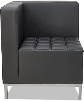 Alera ALE QUB Series Corner Sectional, 26 3/8 x 26 3/8 x 30 1/2, Black