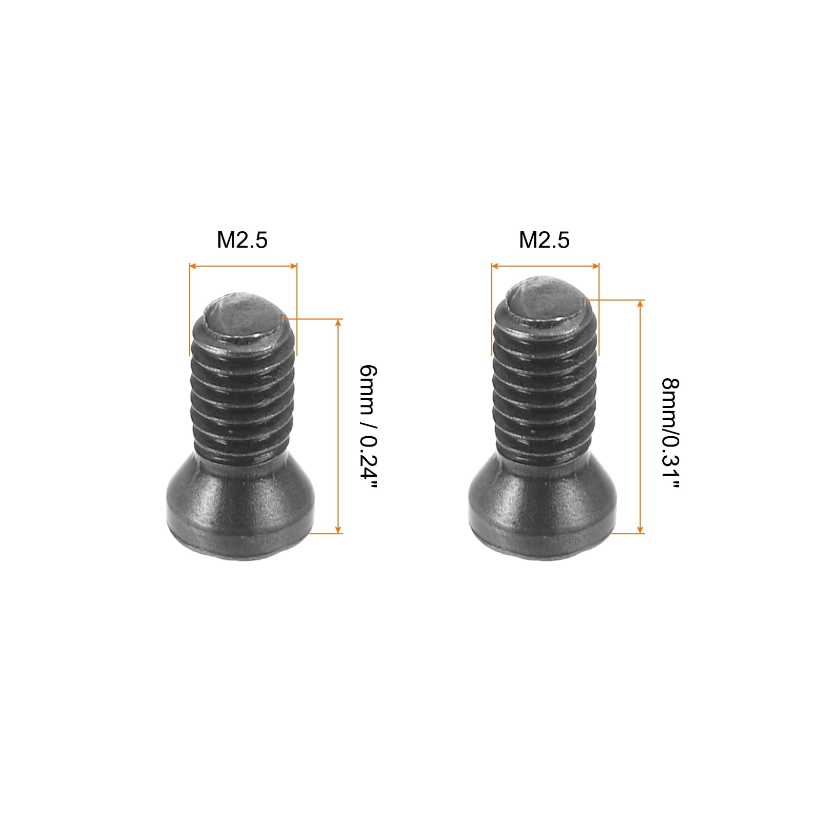 Viti Torx M2.5x6mm Grado 12.9 - Per Inserti Carburo Utensili CNC - Foto 12