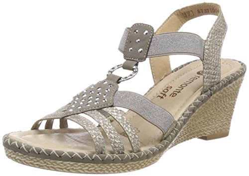 Remonte D6768, Sandali con Cinturino alla Caviglia...