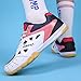 AIRFUL Men's Tennis Racquet Sport Shoes Lightweight Wear-Resistant Women's Fashion Sneakers Suitable for Handball, Pickleball, Badminton, Floorball, Squash (Color : D, Size : 9.5 Women/8 Men)