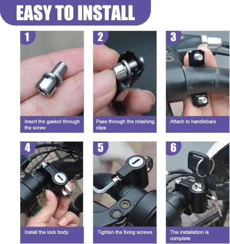 Judsocu Alloy Anti-Theft Helmet Lock