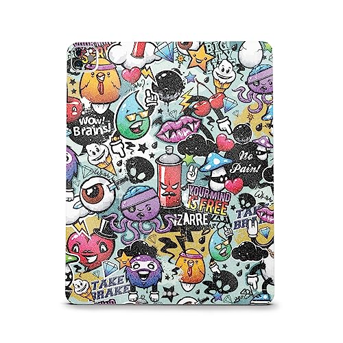 Image of MightySkins Carbon Fiber Skin Compatible with Apple iPad Pro 12.9 inch M2 6th Gen (2022) Full Wrap Kit - Oddballs | Protective, Durable Textured Carbon Fiber Finish | Easy to Apply | Made in The USA