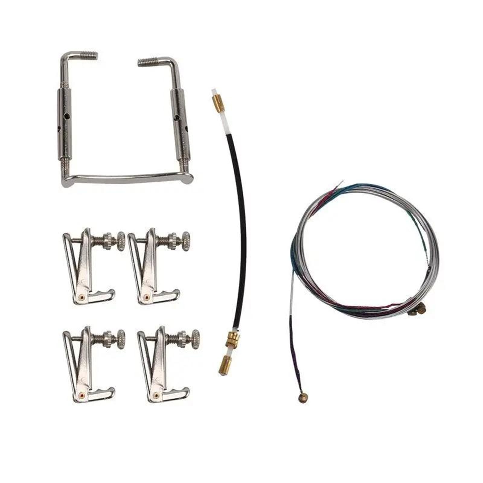 Piezas y accesorios para violín 4/4 Barbada Cordal Clavijas de afinación Kit Accesorios profesionales para violín