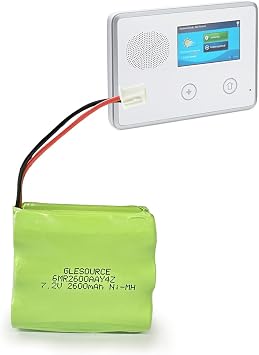 بطارية بديلة XUNTU متوافقة مع 2Gig BATT1، BATT1X، BATT2X، 6MR2000AAY4Z، GC2 2GIG-CNTRL2 2GIG-CP2 GCKIT311 Go نظام إنذار أمان لوحة التحكم 1 حزمة