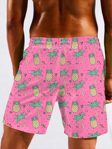 TENGINE Men's Swim Trunk with Compression Liner Quick Dry Board Shorts3