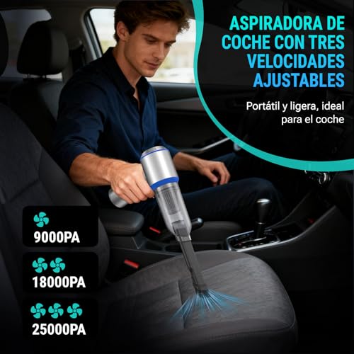 Aspirador de mano para eliminar polvo dif&iacute;cil con motor sin escobillas 4