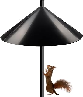 18inch Squirrel Baffle for Bird Feeder Pole,Squirrel Proof Bird Feeder Baffle Guard,Outside Pole Mount Bird House Guard,Squirrel Proof Baffle for Outdoor Shepherd’s Hook