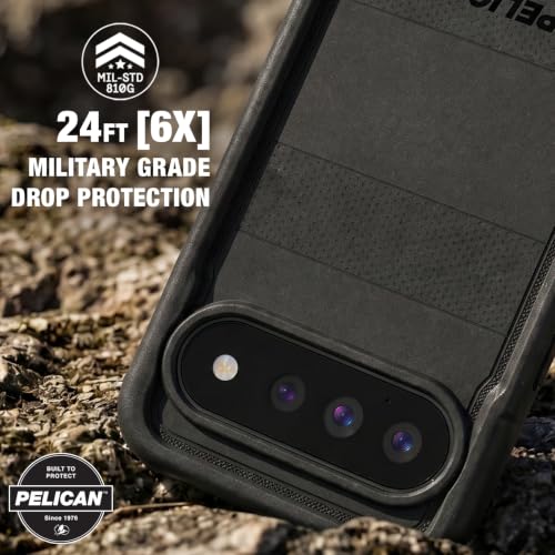 Image of Pelican Voyager Google Pixel 11 Pro XL Case with Belt Clip Holster - Black