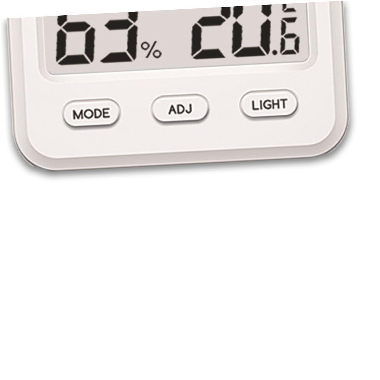 BESPORTBLE Mini Moniteur De Température Intérieure Pour Bébé 2 Pièces Hygromètre Numérique Pour La Maison Et Le Bureau Avec Horloge