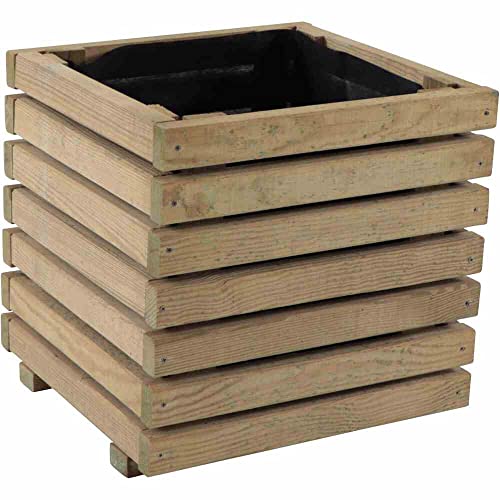 Siena Garden Pflanzkübel Ella 40 Holz, 40 x 40 x 40 cm