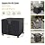 YUZ Fire Pit Cover, 28 inch Firepit Covers Square Gas Fireplace Oxford Fabric Square Fire Pit Table Propane Fire Pit for Outdoor Patio Garden- 28 X 28 X 25 inch