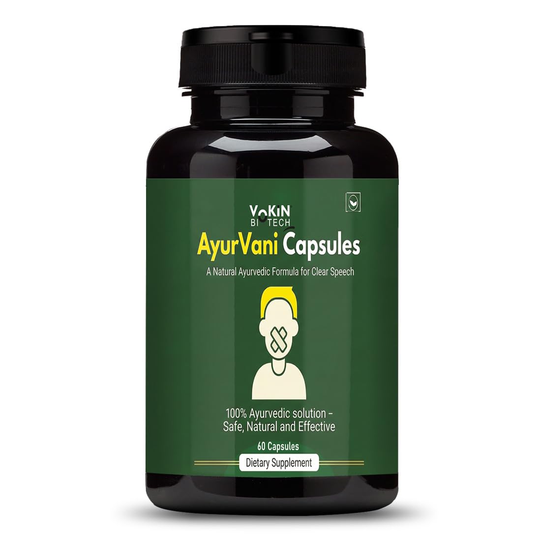 Vokin Biotech AyurVani Capsules | Ayurvedic Herbal Supplement with Brahmi, Shankhpushpi, Bhringraj & Shatavari | Botanical Formula for Cognitive Support & Overall Wellness | 60 Veg Capsules-image-37