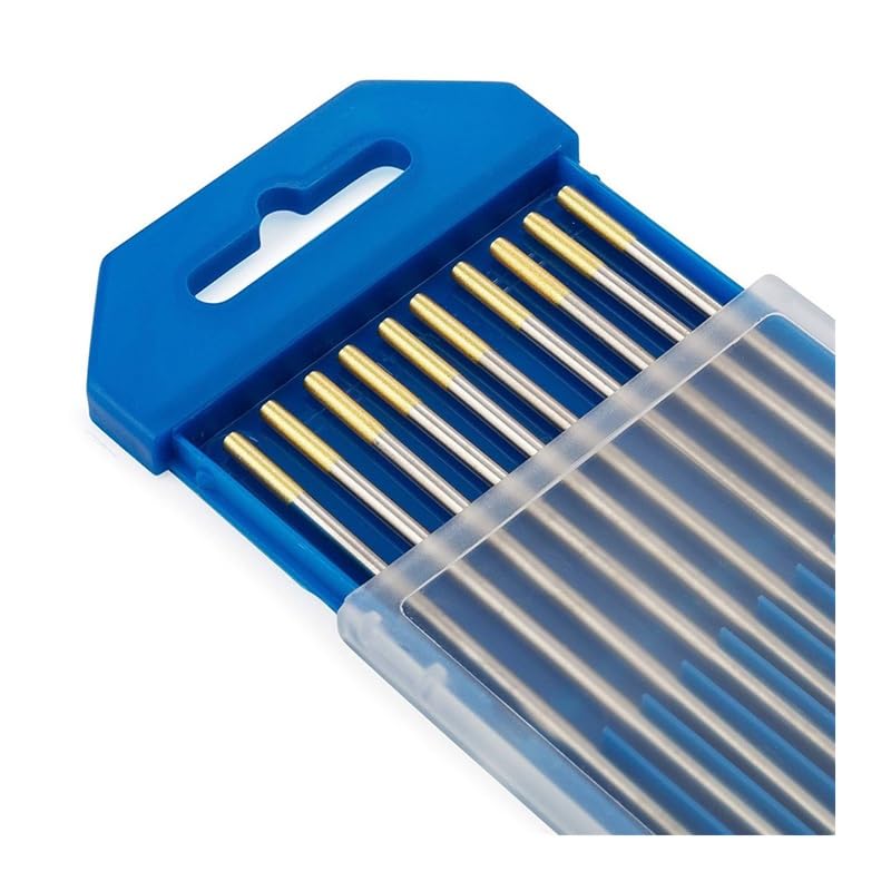 WL15 1,5% Lantowane elektrody wolframowe Tig Pręty spawalnicze 1,0/1,6/2,0/2,4/3.0/3.2 Złoto elektrody TIG do spawania TIG(3.2mm,Lenght 150mm)
