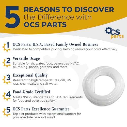 OCS Parts Silicone Tubing | 5/32