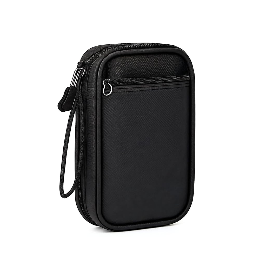 Digital Accessories Storage Bag | Multi-Layer Mesh & Elastic Strap Protection | Dustproof Cube Design | Portable Tech Bag for Power Banks, Hard Drives, U Drives, Earphones, Cables-image-38