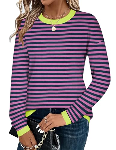 Image of Zeagoo Sweaters for Women Fall Outfits Trendy 2025 Long Sleeve Shirts Bussiness Casual Knit Pullover Sweater Tops