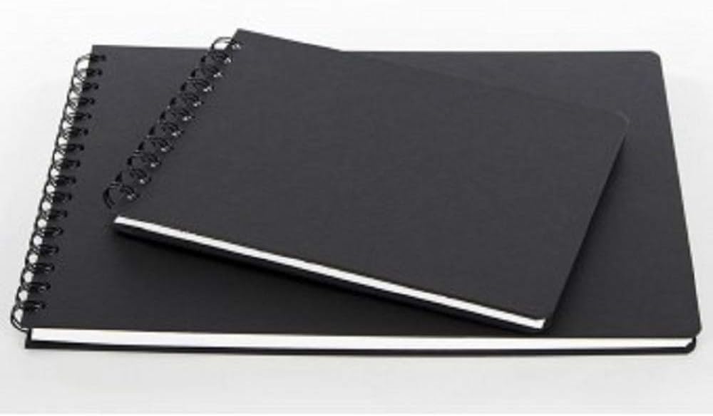 Seawhite Landscape Hardback Watercolour Paper Sketchbook A5225gsm Wirebound on Short Side