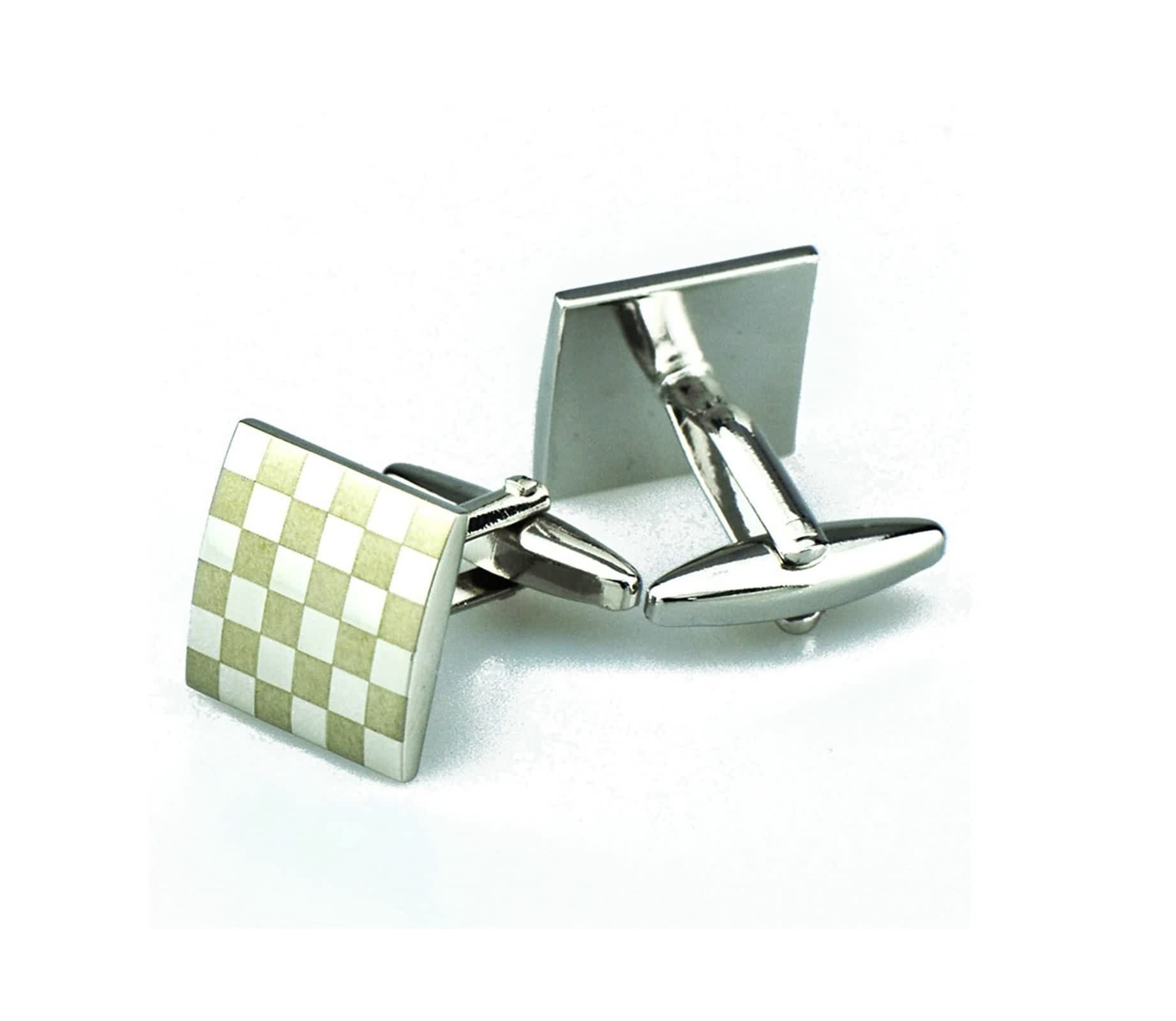 Banemi Gemelos de los hombres, Gemelos personalizados Cuadrados Cuadrados de cobre Gemelos de los Hombres de Regalo de 1.8cm, No es una piedra preciosa