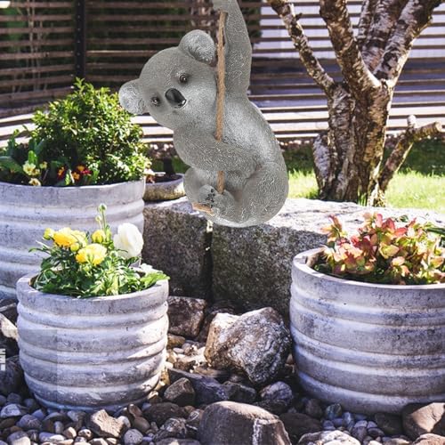 Décoration extérieure jardin terrasse avec statue koala en résine