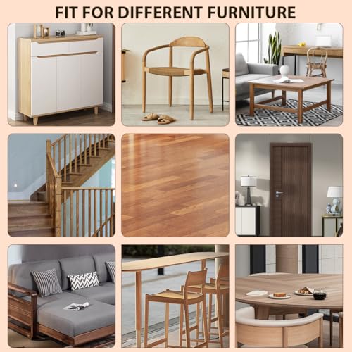 ACWOO 13 Stück Laminat Reparaturset, Parkett Reparaturset Hartwachs Vinyl Holz Reparaturset Wachs Holzkitt Loch Ausbessern Kratzreparatur, für PVC Vinylboden, Laminatboden, Linoleum Bodenbelag