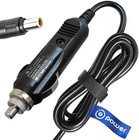 T POWER Car Charger for BLUETTI EB3A EB70 EB70S Rockpals NinjaBatt OKPRO Portable Power Station 200W 250W 300W & 500 Watt Solar Generator Auto ADC Adapter Power Supply