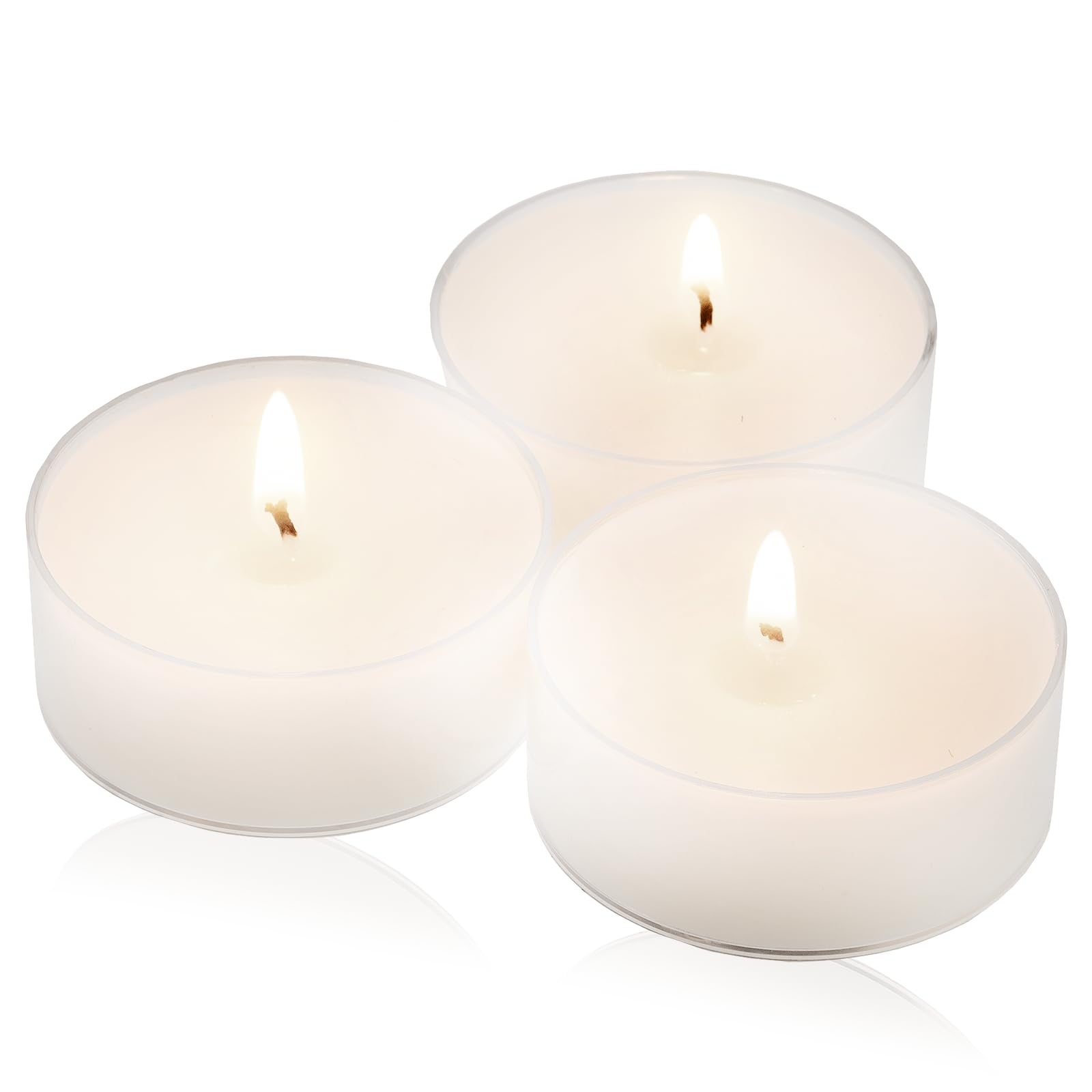 Candelo Lot De 100 Bougies Chauffe-Plat De Qualité Supérieure - 3,5 X 1,8 Cm Par Bougie Chauffe