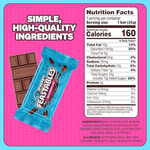 Image of Mr.Beast Milk Chocolate Creamy Smoothness Delicious Texture Bar 1.24Oz 35g