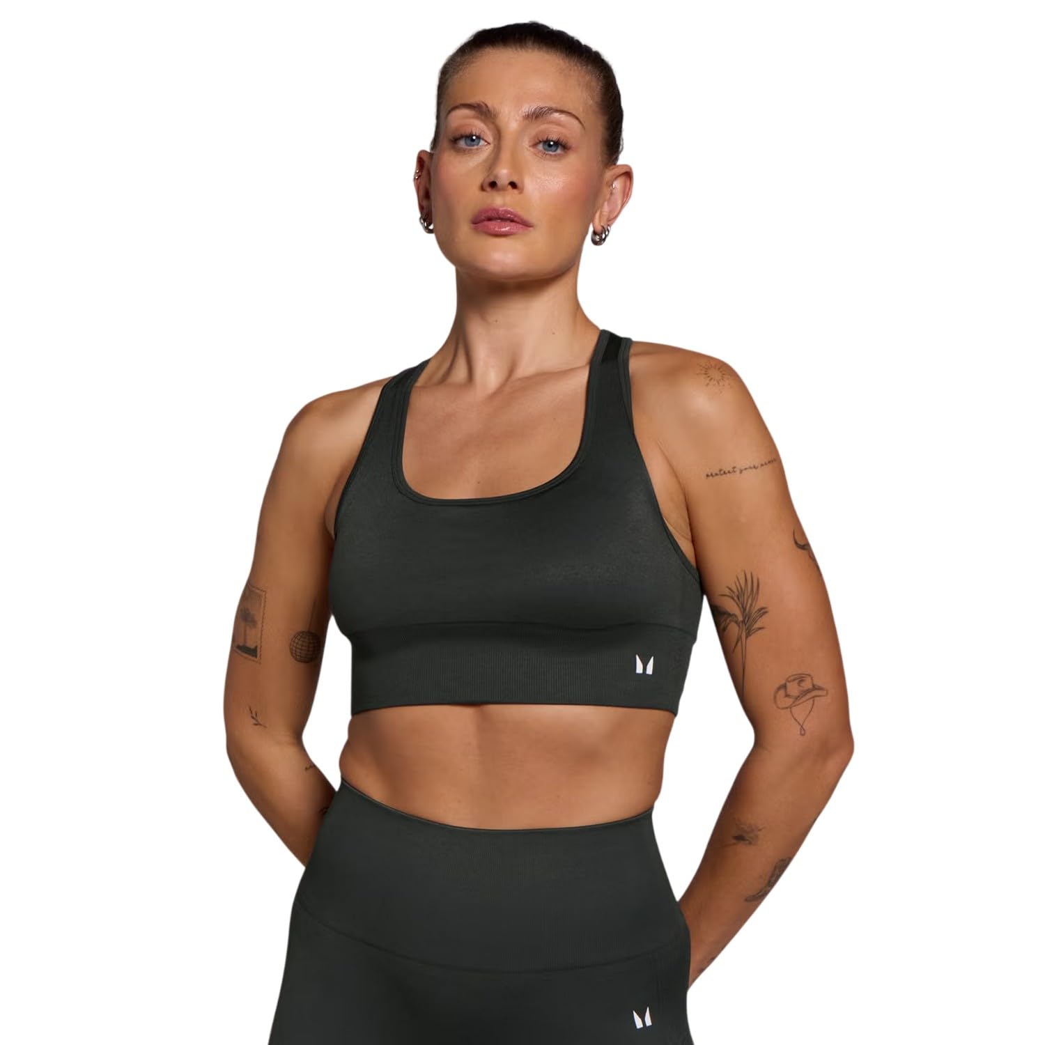 Myprotein Women's Grey Low Impact Sports Bra in Size 10, Sports Direct