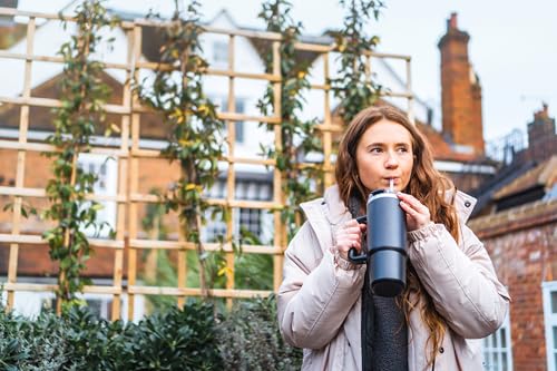 SoleCup. 30oz Travel Mug with Handle, Lid and Two Straws, Drinks Stay Hot for 8 Hours and Cold for 24 Hours - Image 4