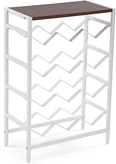 Versa Botellero de Estilo Moderno, Medidas (Al x L x An) 70 x 48 x 24 cm, Color Blanco