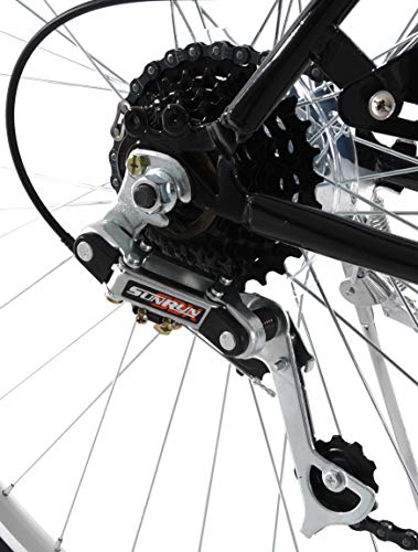 Vilano City Bike Men\'s 7 Speed Hybrid Retro Urban Commuter