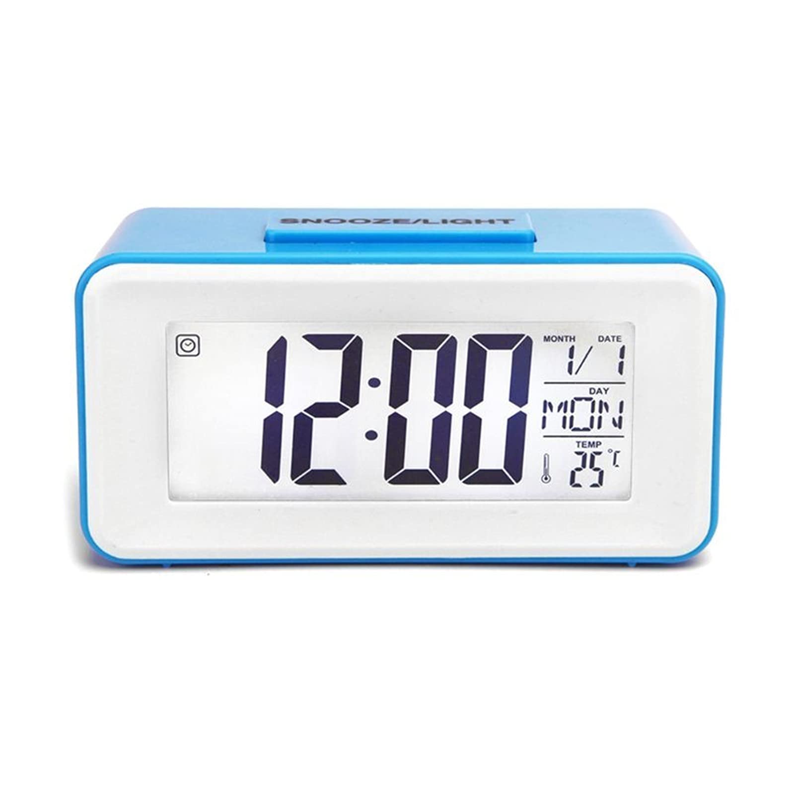 SVEGLIA DIGITALE TEMPERATURA LCD Scrivania Top Calendario Viaggio