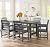 SERWALL Kitchen Table Set for 4?67" Extended Large Dining Table with 2 Benches, Gray
