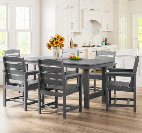 Serwall Outdoor Hdpe Dining Table Set thumb #6