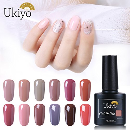 Ukiyo 12PCS Soak Off kit smalto semipermanente