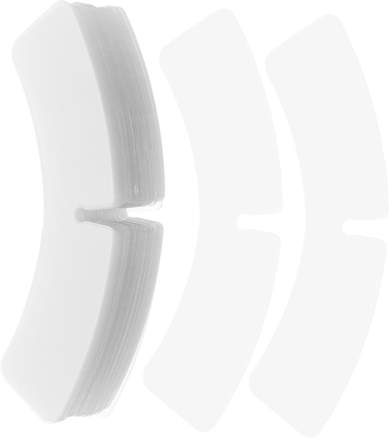100pcs Collar Support for Dress Shirts Transparent Plastic Stays for Men and Women Practical Fixing Stays to Keep Shirt Flat Convenient and Reusable Collar