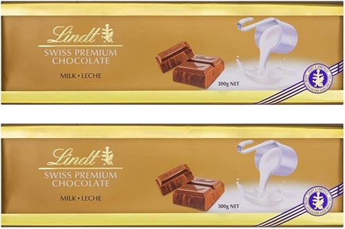 Chocolate Lindt Premium, Ao Leite, 2 barras de 300g
