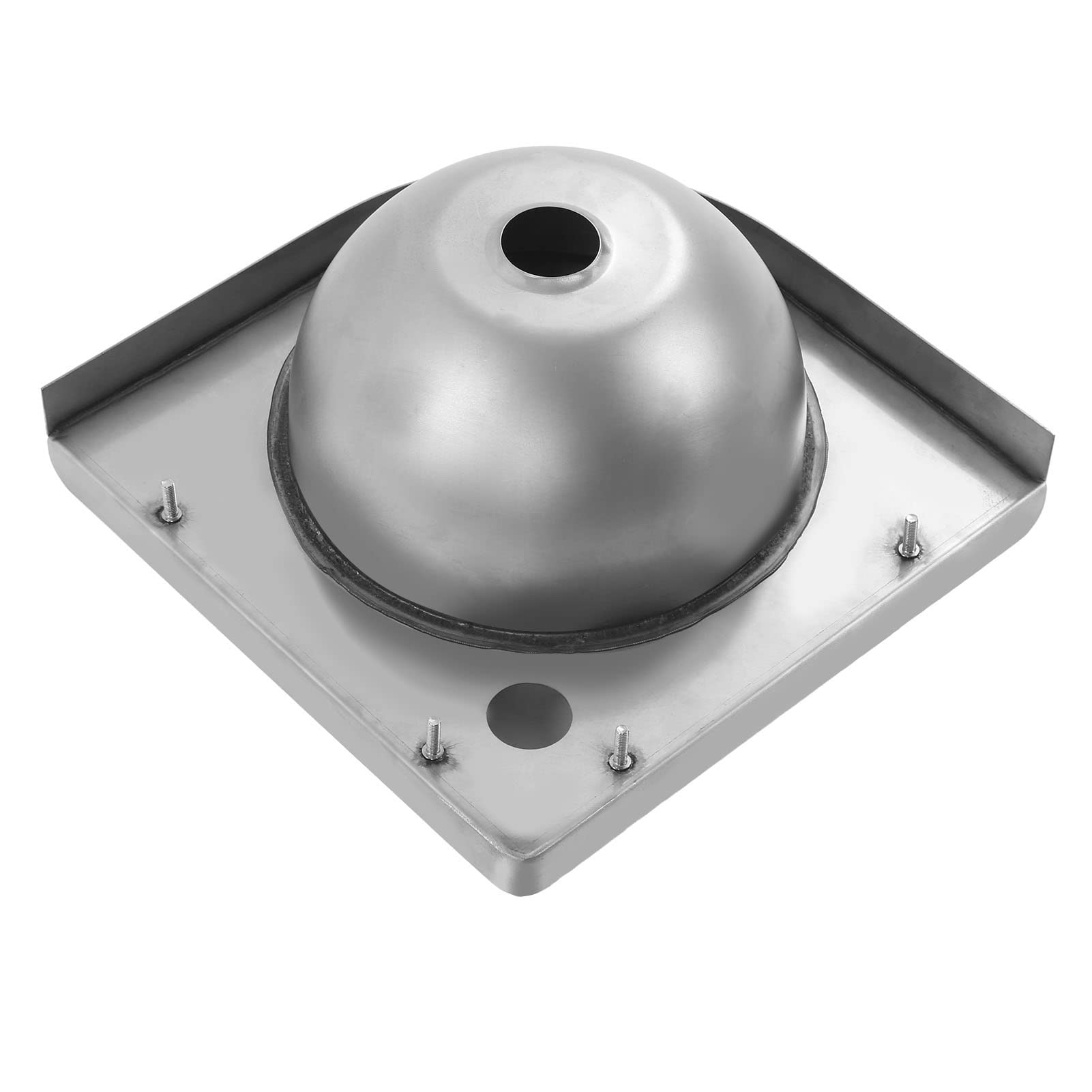 Lavello Triangolare con Finitura Spazzolata - Lavabo Durevole per Lavabo per Roulotte, Barca, Acciaio Inossidabile 304, Design Salvaspazio