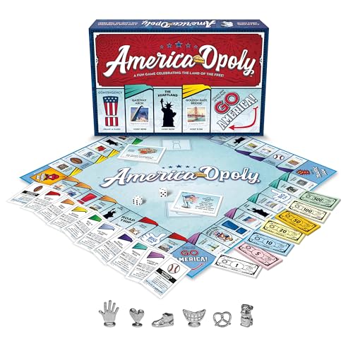 Juego de mesa Late for the Sky America-Opoly miniatura 2