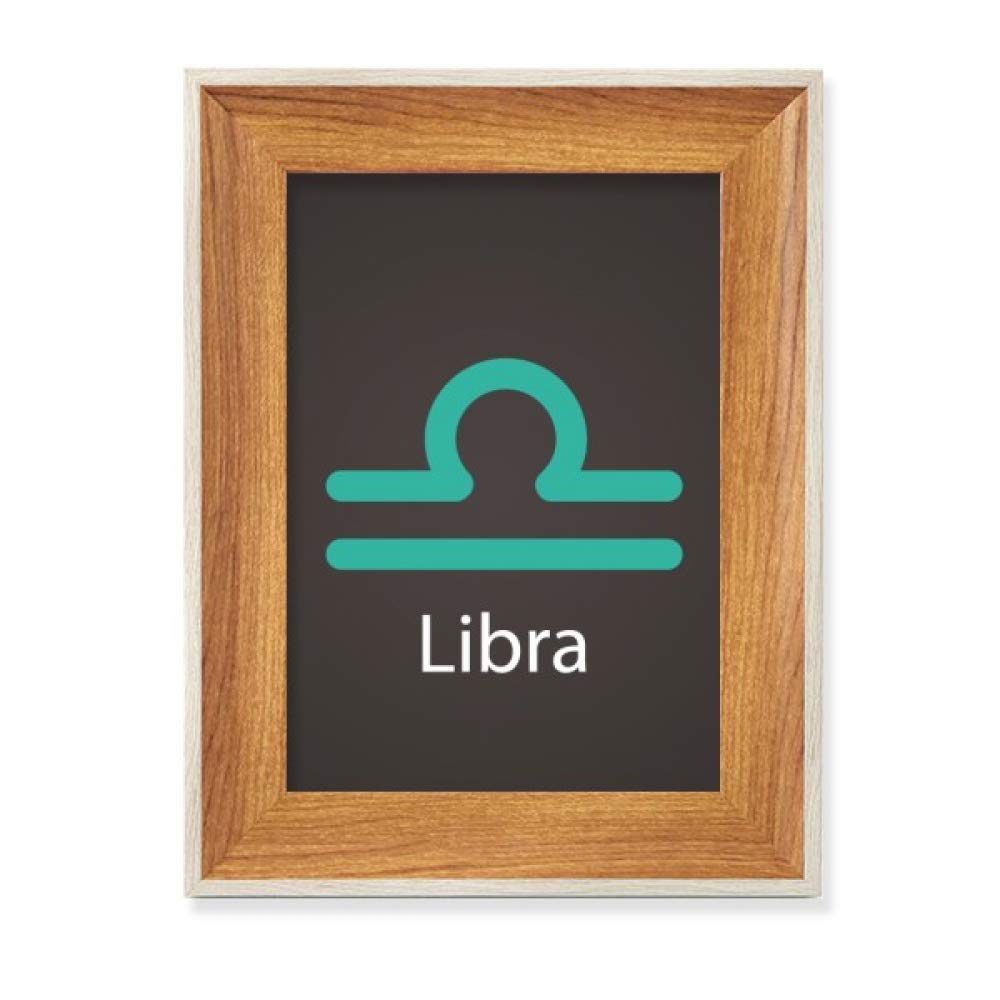 Cadre photo en bois constellation Balance affichage bureau peinture de table