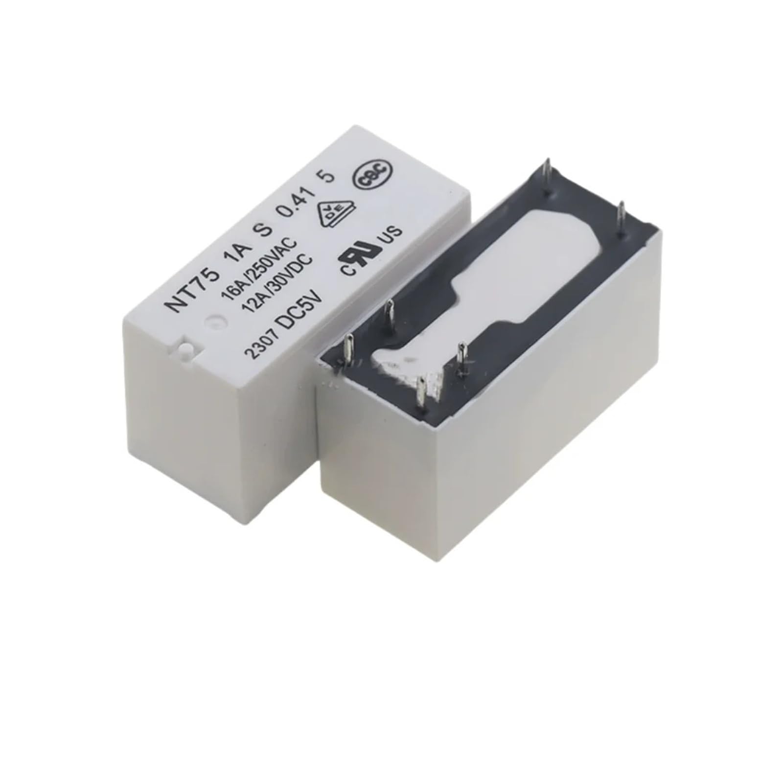 Relais 6 Broches NT75 haute performance 16A pour isolation électrique sûre