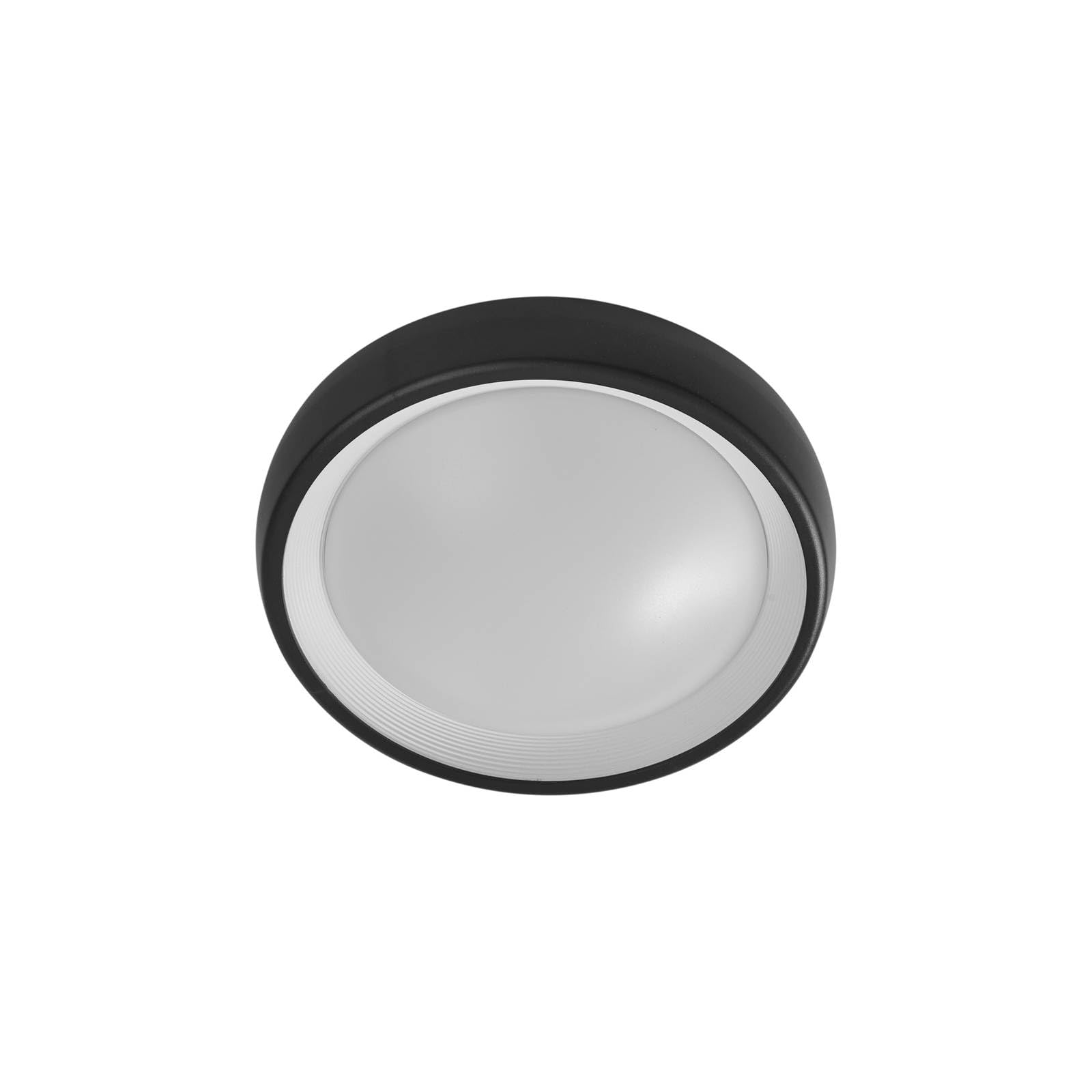Lindby Plafoniere LED (Moderno) colore Nero, lampadina inclusa lampada da esterni per giardino terrazzo balcone e casa plafoniera