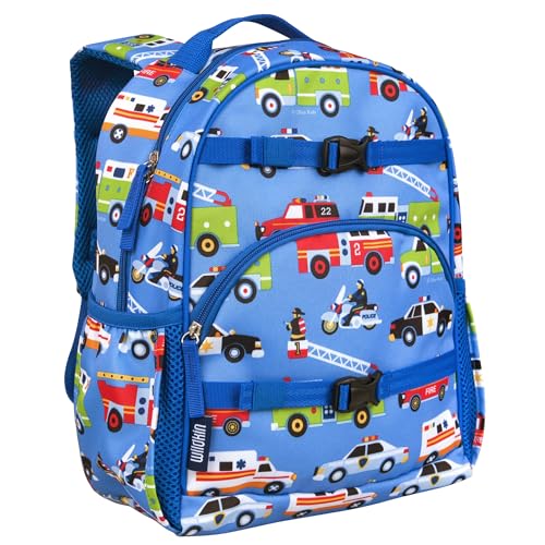 Image of Wildkin Kids Backpack for Boys & Girls, ECO rPET Recycled Lightweight Bookbag with Padded Straps