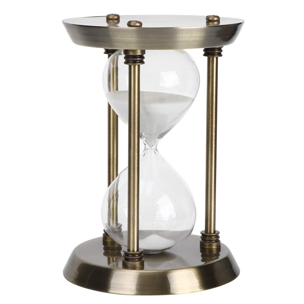 Temporizador de reloj de arena para niños y decoración del hogar, 4.75 pulgadas, juego de accesorios de mesa mediano para amigos de la escuela