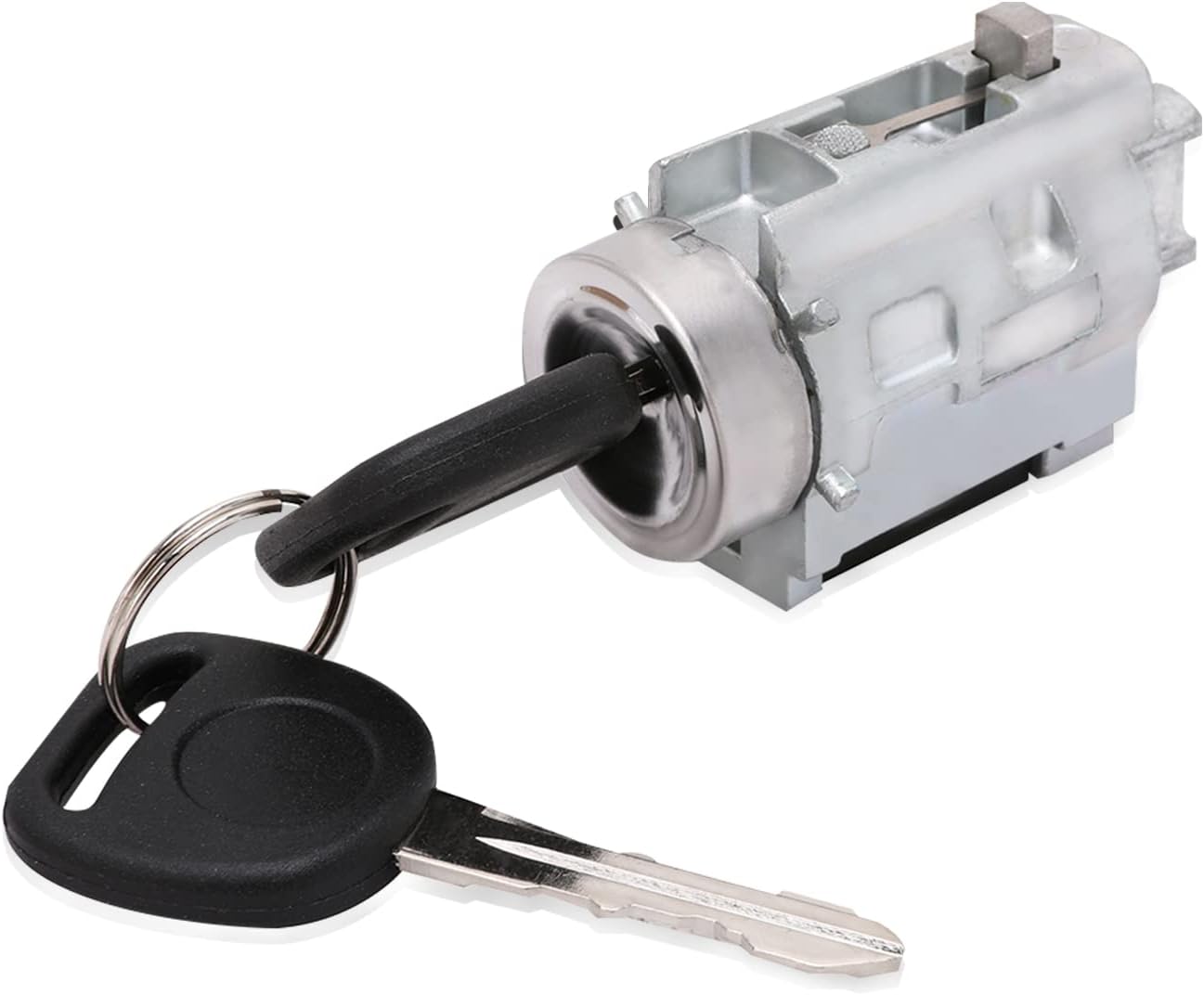 Ignition Lock Cylinder w/Keys & Passlock Chip Starter - Compatible with Chevy Malibu, Impala, Monte Carlo, Pontiac Grand AM, Oldsmobile Alero, Cutlass - Replace D1493F, 12458191, 25832354, 924-719