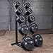Body-Solid Cast Iron Olympic 500lbs. Weight Plate Set with Bar - Free Weights, Dumbbell Plates, 2 Inch Standard Hole for All Barbell Types, Weight Sets, Black