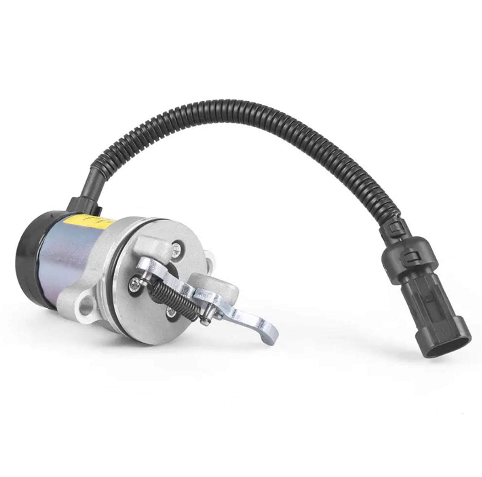 Solenoide de corte de combustible Solenoide de corte de combustible para motor Deutz F3L, F3M, F4L y F4M (1011-2011), 12 V/24 V, compatible con generadores Deutz F3L, F3M, F4L y F4M (1011-2011)(12V)