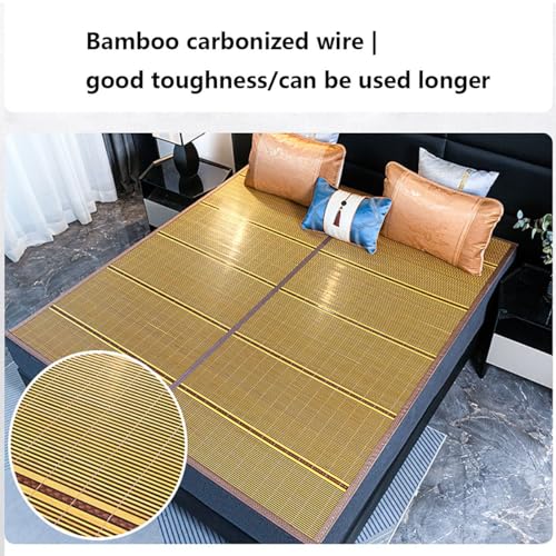 Almohadilla refrescante de bambú para colchón de 90x190 cm ajustable 6