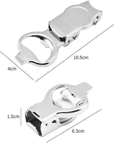 Miniatura 3 de Fenteer Abridor de botellas plegable Frascos removedor de tapa fácil apertura buen sellado tapa de botella novedad abridor de botellas de cerveza