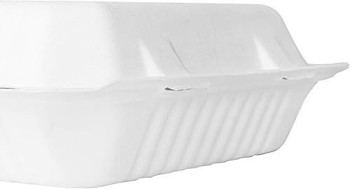 Miniatura 7 de KARAT EARTH Contenedores con bisagras de bagazo compostables libres de PFAS de 9"x9", KE-BHC99-1CFF - 200 unidades